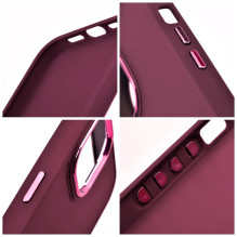 Case for iPhone 17 Pro Max / 18 Pro Max Frame dark cherry Case for iPhone 17 Pro Max / 18 Pro Max Frame dark cherry