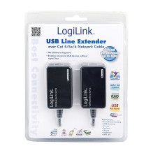LogiLink Line Extender USB via CAT5 / 6 interface cards / adapter LogiLink Line Extender USB via CAT5 / 6 interface cards / adapter