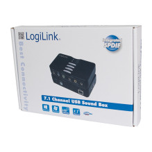 LogiLink USB Sound Box Dolby 7.1 8-Channel LogiLink USB Sound Box Dolby 7.1 8-Channel