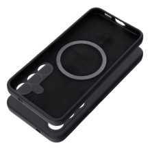 Case for Samsung S25 ULTRA Silicone 2mm (camera protection) compatible with MagSafe black