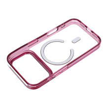 „iPhone 17 Pro Max / 18 Pro Max“ dėklas, skaidrus hibridinis Mag, suderinamas su „MagSafe“, tamsios vyšnios spalvos „iPhone 17 Pro Max / 18 Pro Max“ dėklas, skaidrus hibridinis Mag, suderinamas su „MagSafe“, tamsios vyšnios spalvos