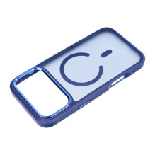 iPhone 17 Pro Max / 18 Pro Max dėklas Forcell F-Protect Smoke Hybrid Premium, suderinamas su MagSafe, tamsiai mėlynas iPhone 17 Pro Max / 18 Pro Max dėklas Forcell F-Protect Smoke Hybrid Premium, suderinamas su MagSafe, tamsiai mėlynas