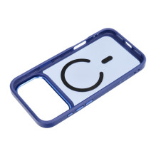 iPhone 17 Pro Max / 18 Pro Max dėklas Forcell F-Protect Smoke Hybrid Premium, suderinamas su MagSafe, tamsiai mėlynas iPhone 17 Pro Max / 18 Pro Max dėklas Forcell F-Protect Smoke Hybrid Premium, suderinamas su MagSafe, tamsiai mėlynas