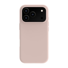 Evelatus Apple iPhone 18 Pro Premium Magsafe Soft Touch Silicone Case Pink Sand