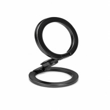 Evelatus Magnetic Phone Metal Ring Holder Black