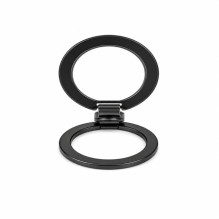 Evelatus Magnetic Phone Metal Ring Holder Black