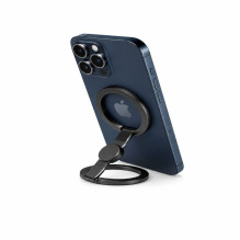 Evelatus Magnetic Phone Metal Ring Holder Black