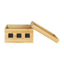 LogiLink KAB0076 - Logitech Kabelbox aus Bambus