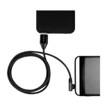 Logilink USB 2.0 to USB-C connector (90° angled) 0,3m