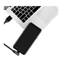 Logilink USB 2.0 to USB-C connector (90° angled) 0,3m