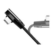 Logilink USB 2.0 to USB-C connector (90° angled) 0,3m
