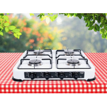 Promis KG400B hob white Countertop Gas 4 zone(s) Promis KG400B hob white Countertop Gas 4 zone(s)