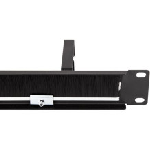 Kabelführungspanel 19" 1HE mit 4 Stahlbügel Black LogiLink Kabelführungspanel 19" 1HE mit 4 Stahlbügel Black LogiLink