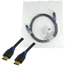 Logilink HDMI-Kabel Ethernet High Speed. 4K2K / 60Hz.1.00m sw. bulk Logilink HDMI-Kabel Ethernet High Speed. 4K2K / 60Hz.1.00m sw. bulk