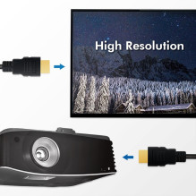 Logilink HDMI-Kabel Ultra High Speed A - A St / St 5.0m black Logilink HDMI-Kabel Ultra High Speed A - A St / St 5.0m black