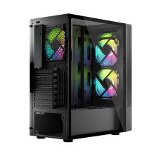 Logic ARYA ARGB MINIDI USB 3.0 dėklas, juodas Logic ARYA ARGB MINIDI USB 3.0 dėklas, juodas