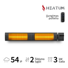 Infraraudonųjų spindulių šildytuvas Heatum H3000R EMPIRE Infraraudonųjų spindulių šildytuvas Heatum H3000R EMPIRE
