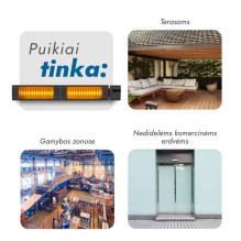 Infraraudonųjų spindulių šildytuvas Heatum H3000R EMPIRE Infraraudonųjų spindulių šildytuvas Heatum H3000R EMPIRE