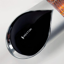 Freestanding Infrared Heater Heatum H2000R CORE SILVER with tripod stand