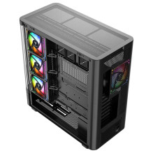 MODECOM Vulkanas Vulkanas AQ100 ARGB Midi Black