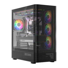 MODECOM Vulkanas Vulkanas AQ300 ARGB Midi Black MODECOM Vulkanas Vulkanas AQ300 ARGB Midi Black