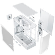 MODECOM Vulkanas Vulkanas AQ300 ARGB Midi White MODECOM Vulkanas Vulkanas AQ300 ARGB Midi White