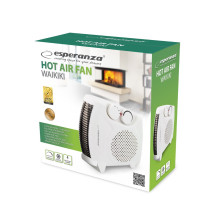 Esperanza EHH004 electric space heater Indoor Black,White 2000 W Esperanza EHH004 electric space heater Indoor Black,White 2000 W