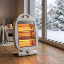 Esperanza EHH009 elektrinis kvarcinis šildytuvas 400W / 800W baltas