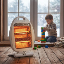 Esperanza EHH009 elektrinis kvarcinis šildytuvas 400W / 800W baltas
