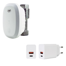 Package Intelligent water valve PNI SV180 PRO and PNI CHG300 power supply Package Intelligent water valve PNI SV180 PRO and PNI CHG300 power supply