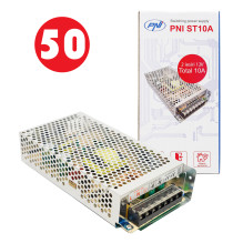 Box with 50 pieces PNI ST10A 230V to 12V 10A Stabilized Switching Power Supply for Surveillance Systems Box with 50 pieces PNI ST10A 230V to 12V 10A Stabilized Switching Power Supply for Surveillance Systems