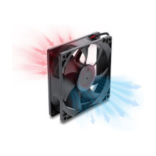 Delock Axiallüfter 48 V DC, 92 x 92 x 25 mm mit 2 Pin Lüfteranschluss schwarz Delock Axiallüfter 48 V DC, 92 x 92 x 25 mm mit 2 Pin Lüfteranschluss schwarz