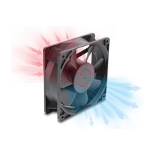 Delock Axiallüfter 48 V DC, 120 x 120 x 38 mm mit 2 Pin Lüfteranschluss schwarz Delock Axiallüfter 48 V DC, 120 x 120 x 38 mm mit 2 Pin Lüfteranschluss schwarz