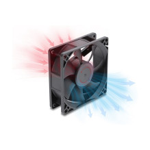 Delock Axiallüfter 48 V DC, 80 x 80 x 25 mm mit 4 Pin PWM Lüfteranschluss schwarz Delock Axiallüfter 48 V DC, 80 x 80 x 25 mm mit 4 Pin PWM Lüfteranschluss schwarz