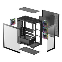 DeepCool CG580 4F V2 Midi Tower Black DeepCool CG580 4F V2 Midi Tower Black