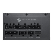 Power Supply, MSI, MAG A1000PLS PCIE5, ATX, PC, 100 - 240 V, 1000 W, MAGA1000PLSPCIE5