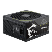 Power Supply, MSI, MAG A1200PLS PCIE5, ATX, PC, 100 - 240 V, 1200 W, MAGA1200PLSPCIE5