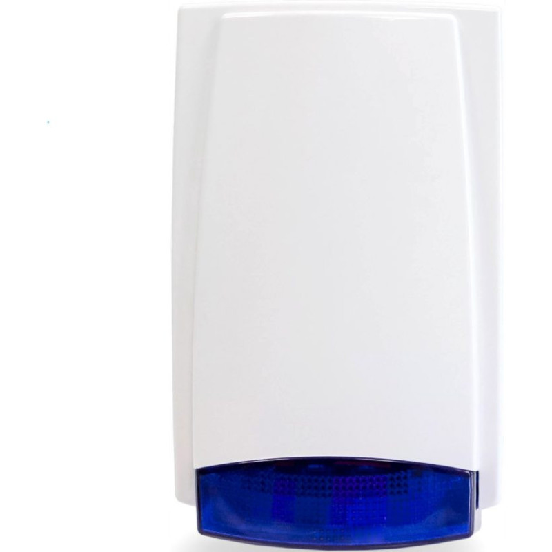 Outdoor security siren MR300BL (blue, white housing, without battery)