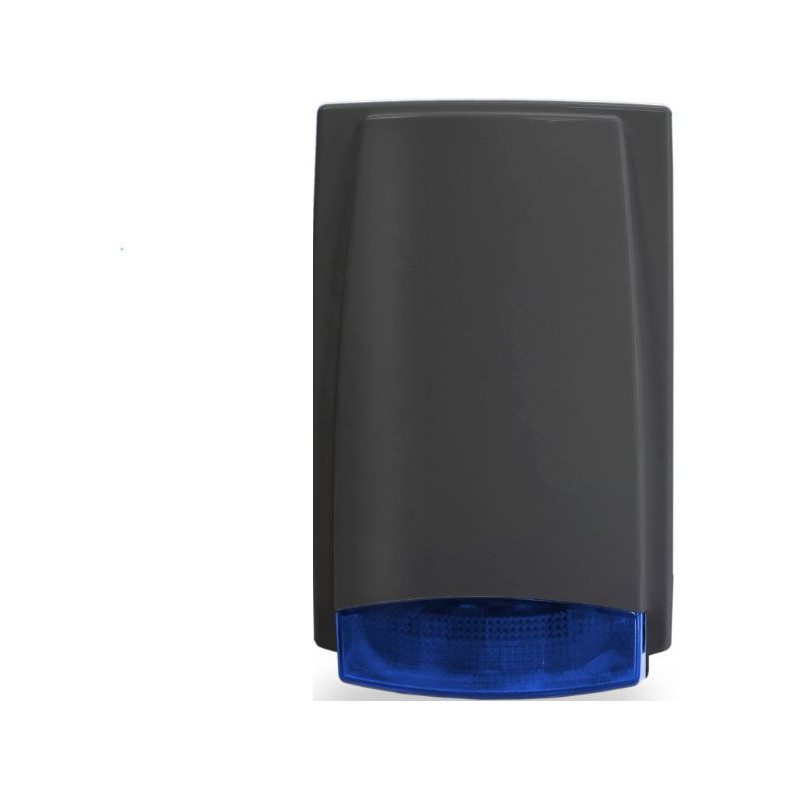Outdoor security siren MR300BL (blue, gray housing, without battery)