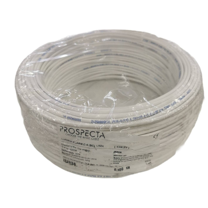 Prospecta apsauginis kabelis 8 x 0.22 (100 m)
