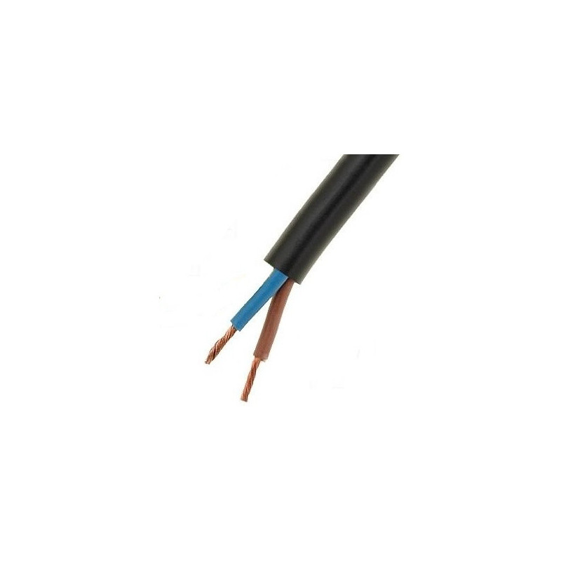 OMY cable 2x0.75mm2 (black, 100m)
