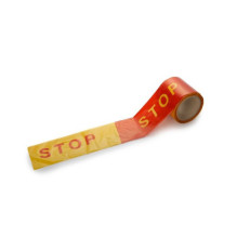 Warning tape...