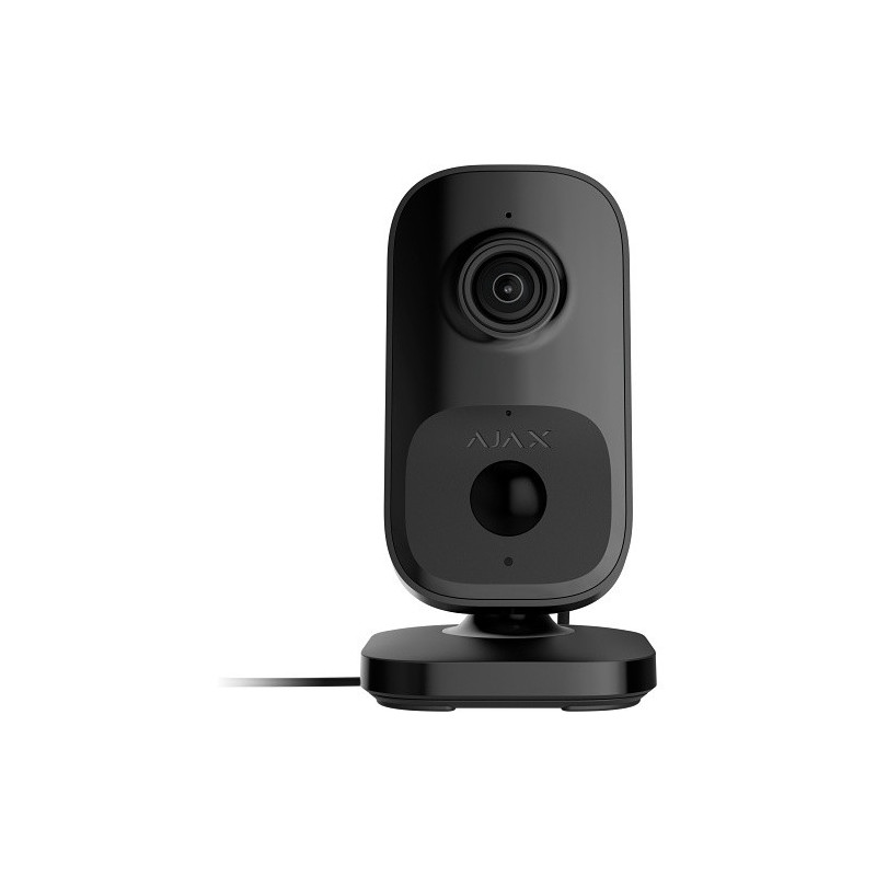 Ajax IndoorCam 111567.303.BL1 (black, 4MP, Wi-Fi 2.4GHz, 8m IR, HDR, AI, IP20)