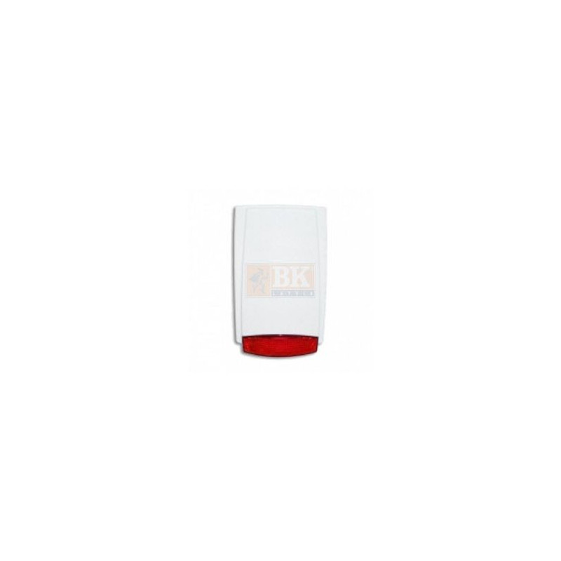 Outdoor security siren MR300RL (red, white housing, without battery)