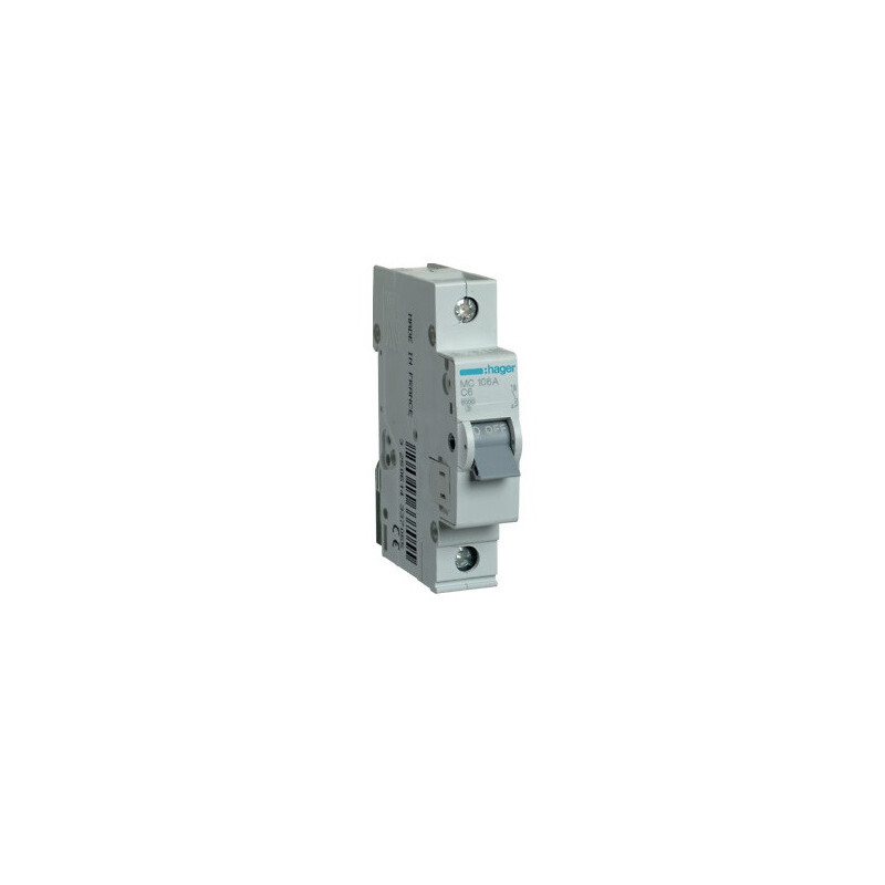 Automatinis jungiklis Hager MC102 (2A, 1P, 230V, 6kA)
