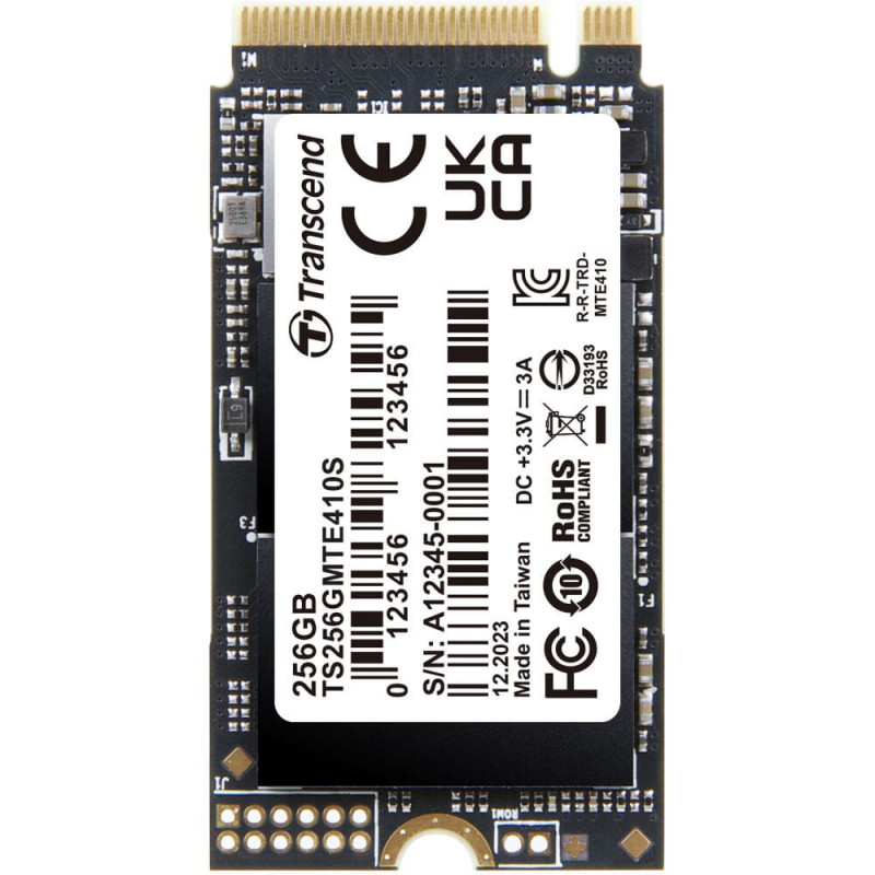 SSD 256GB Transcend M.2 MTE410S (M.2 2242) PCIe Gen4 x4 NVMe