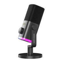 Mikrofonas - Fifine AM9 Dinaminis USB / XLR Juodas Mikrofonas - Fifine AM9 Dinaminis USB / XLR Juodas