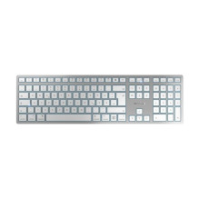 Klaviatūra - Cherry KW 9100 SLIM Belaidė Klaviatūra DE Balta Klaviatūra - Cherry KW 9100 SLIM Belaidė Klaviatūra DE Balta