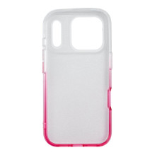 Case for iPhone 17 Pro / 18 Pro Shining transparentny pink