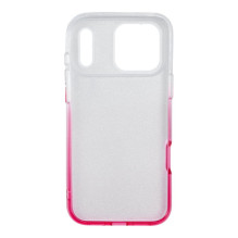 Case for iPhone 17 Pro Max / 18 Pro Max Shining transparentny pink